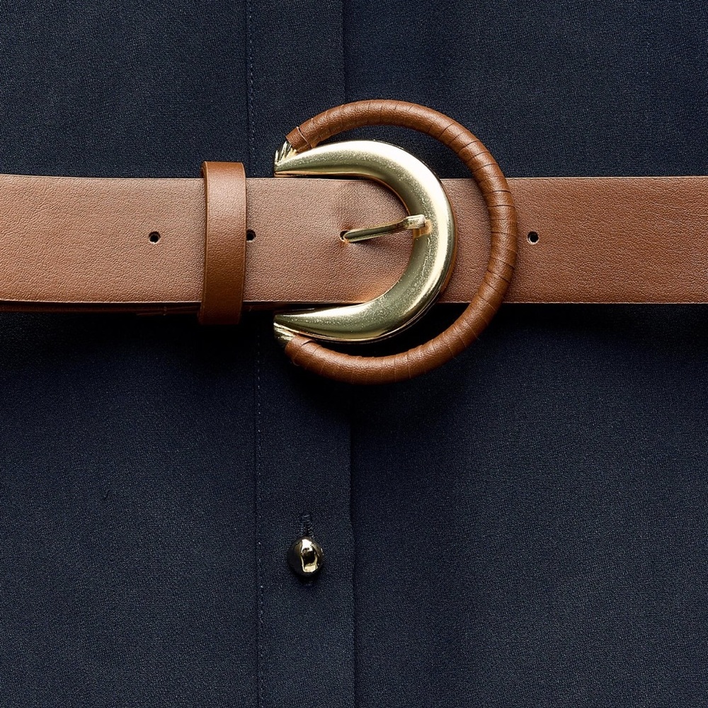 - ZARA BELTED SHIRTDRESS - Picture 4 of 6